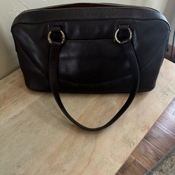 BVLGARI Brown Leather Handbag